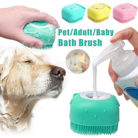 Silicone Dog Bath Massage Gloves - My Store